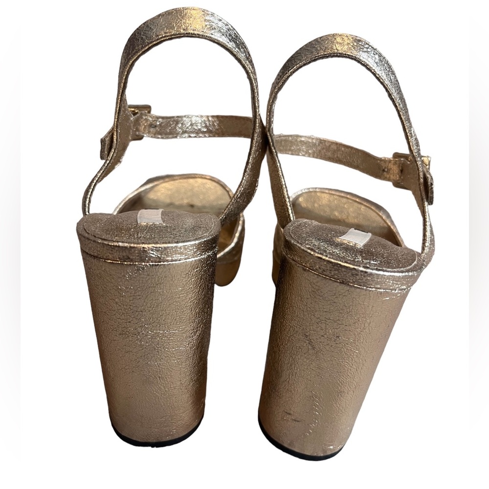 Zara Gold Platforms - image 4